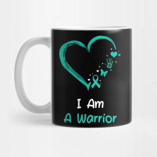 Cervical Cancer Awareness gift I am a Warrior Mug